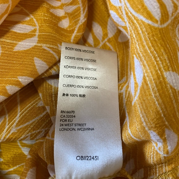 Maeve by Anthropologie Yellow Top Size Small - Picture 6 of 7